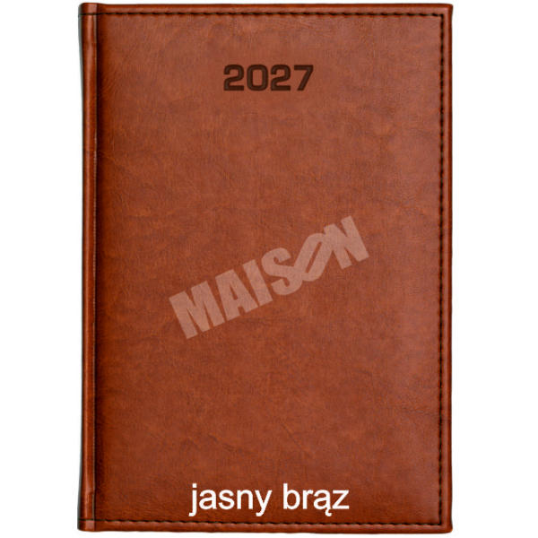 Kalendarz Nebraska dzienny A5 2027 z grawerem
